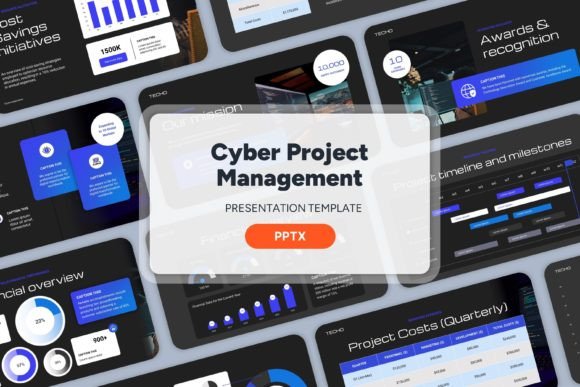 Download Cyber Project Management - PPT Templates - Ppt Collection