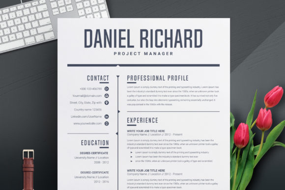 Download Modern Resume Template / CV Template - Resume template Collection