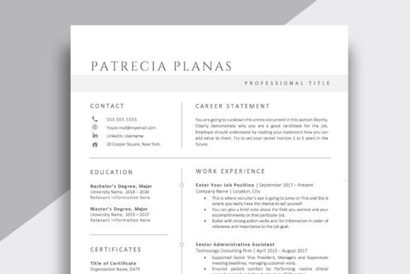 Download Minimalist Resume Template - Resume template Collection