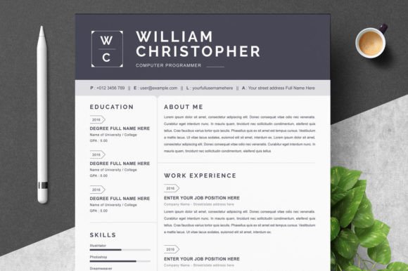 Download Resume Template Word | CV Template - Resume template Collection